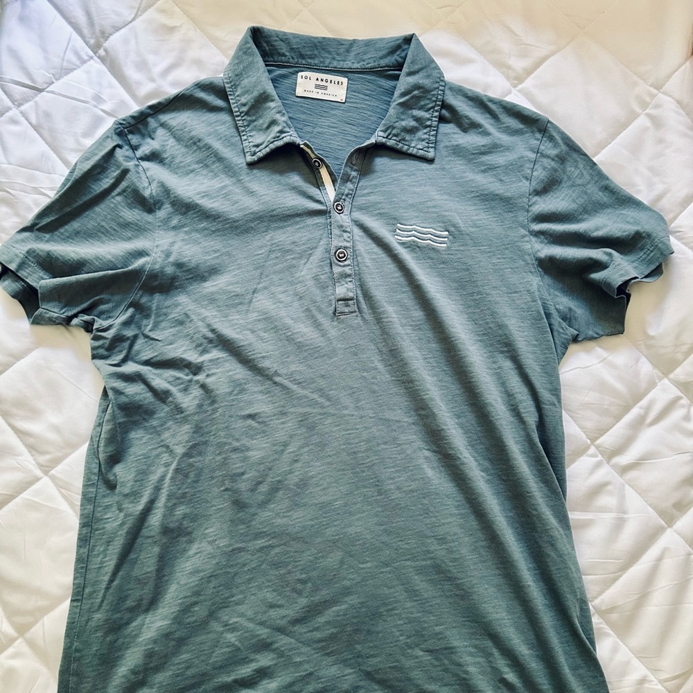Men’s Sol Angeles collared shirt. Ideal for a casual round with the boys